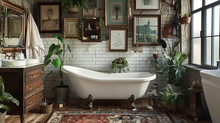 30+ Eclectic Bathroom Design Ideas You’ll Love