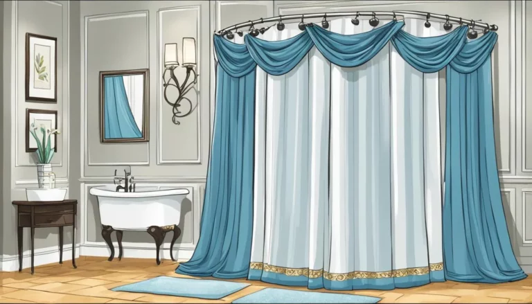 Can You Use a Curtain as a Shower Curtain? 7 Clever Shower Curtain Tricks