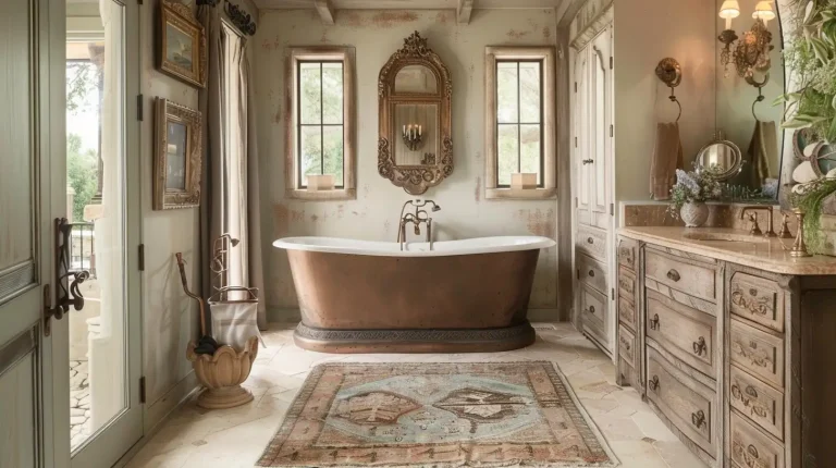 French Decor Bathroom Ideas: Elegant French Country Bathroom