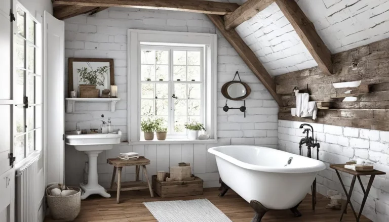 Country Style Bathroom Decor: 28 Captivating Ideas to Unleash Rustic Elegance