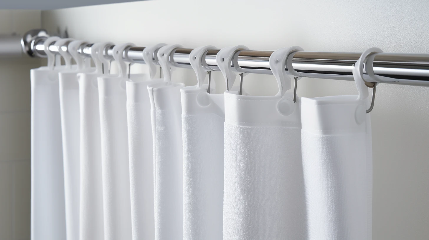 how to hang a shower curtain without hooks.