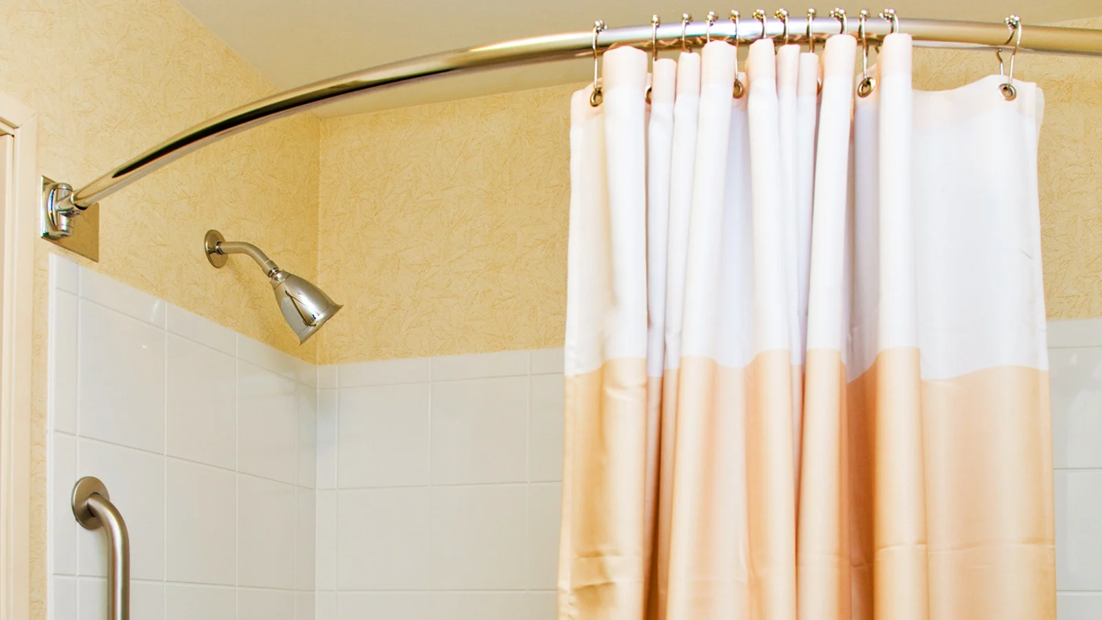 Learn how to keep a shower curtain closed in your bathroom.