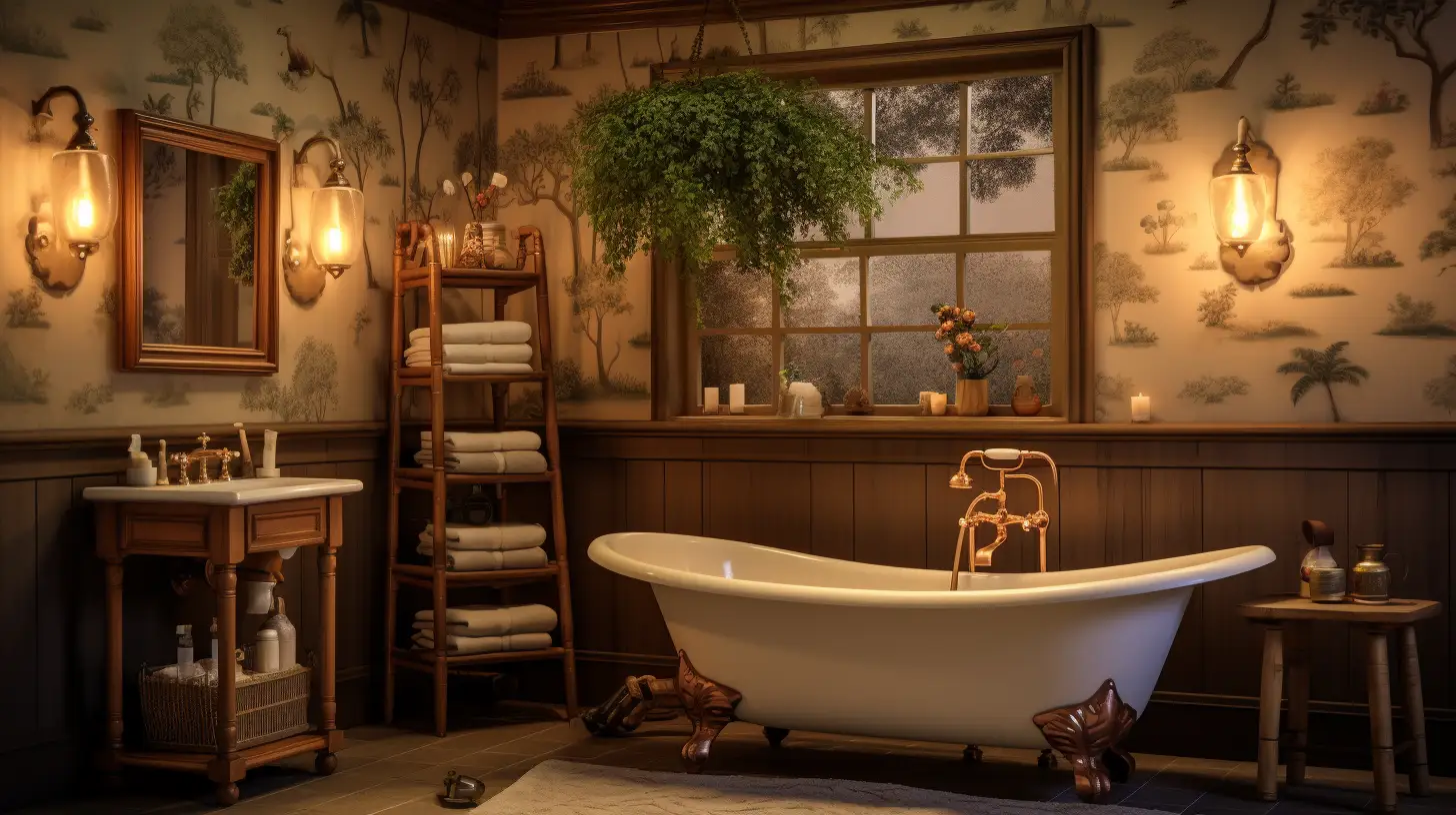 A bathroom with a claw foot tub and a window.
